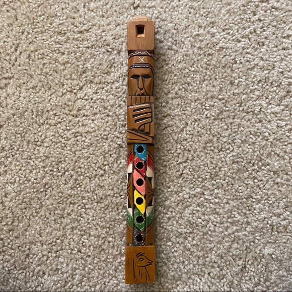 Other - Hand carved and painted flute